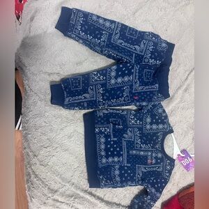 Polo by Ralph Lauren Kids Blue Bandana Set